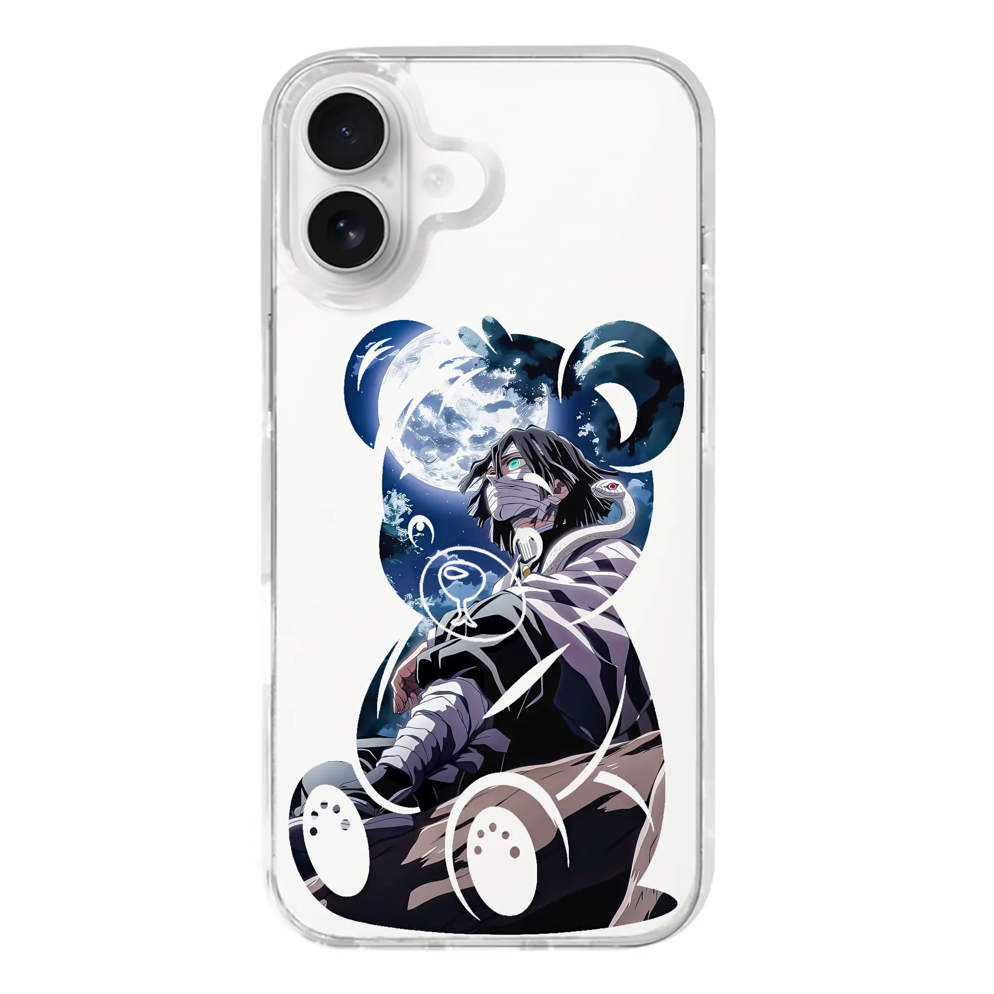 鬼滅の刃 グッズ,伊黒 小芭内 - iPhone 17シリーズ 透明スマホケース – 薄型・耐衝撃・精密フィット保護カバー